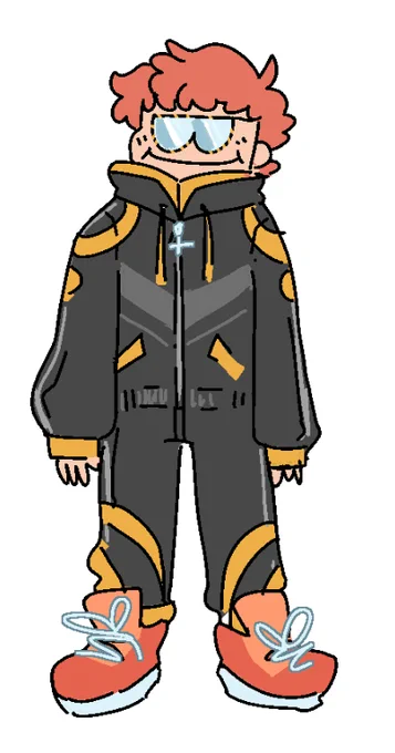 spamming today cause im bored. mysme au where seven wears a jumpsuit cause hes sort of a mechanic or whatever 