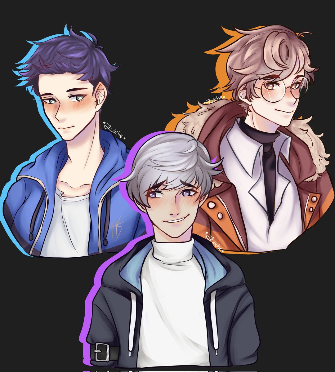 Happy_Fox_Art's tweet photo. Acabo de dibujar a estos tres y se me hizo buena idea compartirlos por aquí también 🦜💖
#dangerousfellows #dangerousfellowsfanart #dangerousfellowsharry #dangerousfellowslawrence #dangerowsfellowsethan #fanart https://t.co/HszlUuhrdj