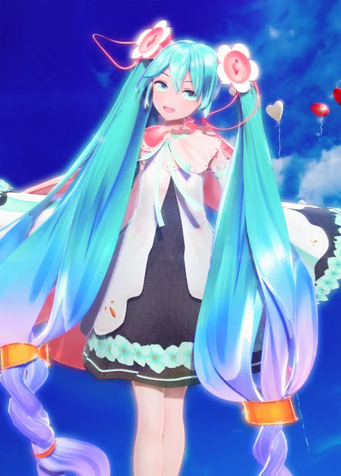 うきうきなミクさん💕
#初音ミク 