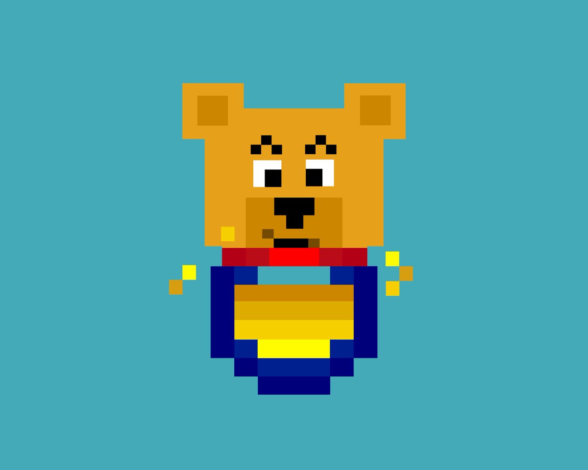 SquareBearNFT's tweet photo. SquareBear Original: Winnie the Pooh 🍯🔥🔥
*SNEAK PEAK*

#SquareBear #SquareBearNFT #Crypto #WinniethePooh #explorepage https://t.co/IGnViI5fWN