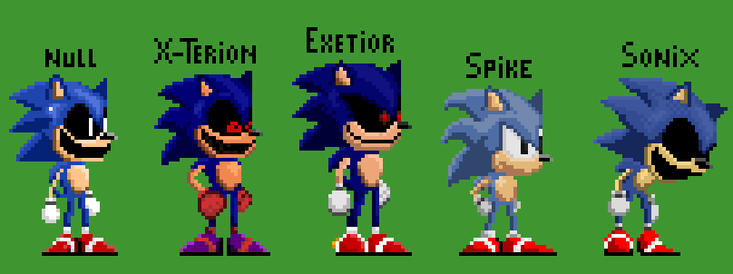 Kaua16 on X: majin is cool #sonic #pixelart #sonicexe   / X