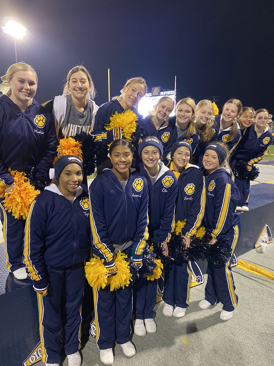 &amp;&amp;&amp; it's a WHITMER WIN!!!! 

On to the next round of the playoffs!

Let's Go Panthers!!!