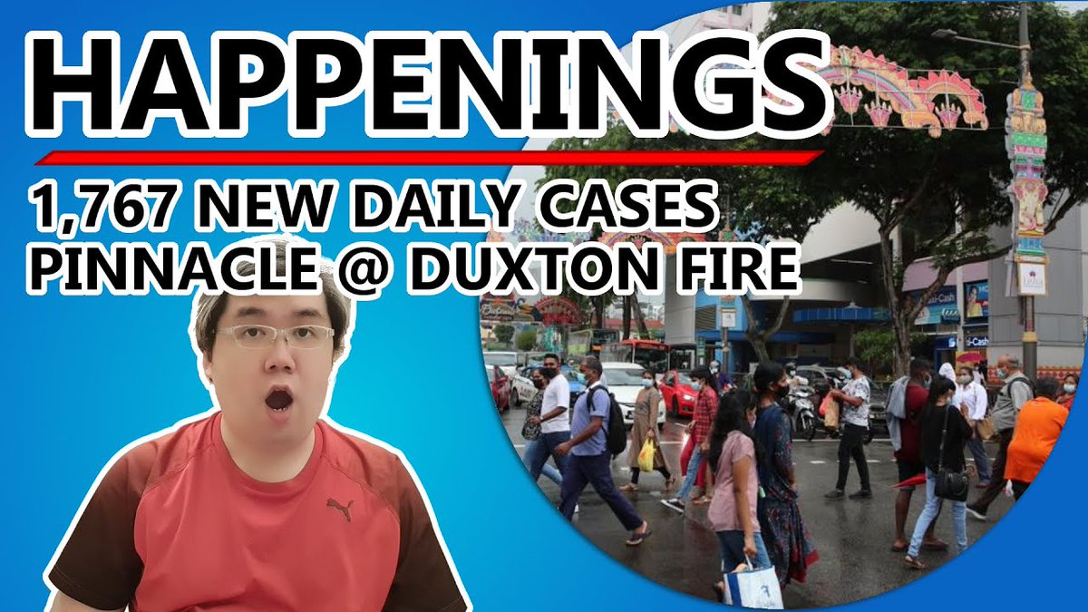 kristainment's tweet photo. Only 1,767 new cases reported due to Deepavali | Fire at Pinnacle @ Duxton, 40 residents evacuated

Subscribe : https://t.co/C4hwTND7OC

#COVID19 #MOH #SCDF #Pinnacle #DuxtonFire #Deepavali #LawrenceWong #OngYeKung #Singapore #stayathome #Viral #sgtrending #Kristainment #Kriscell https://t.co/PDTkD986Uy