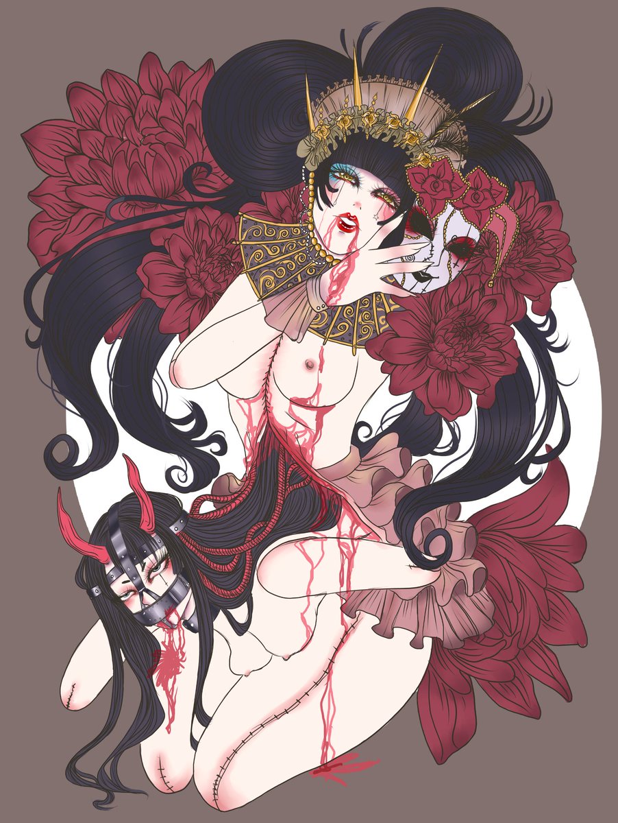 Virtual_Estea's tweet photo. ❤️ Bathory ❤️
#guro #eroguro #horror #horrormanga #heiseiart #art #manga #anime #estea #flowers #girls #creepycute #bathory #torture https://t.co/A4mrR2LsQY