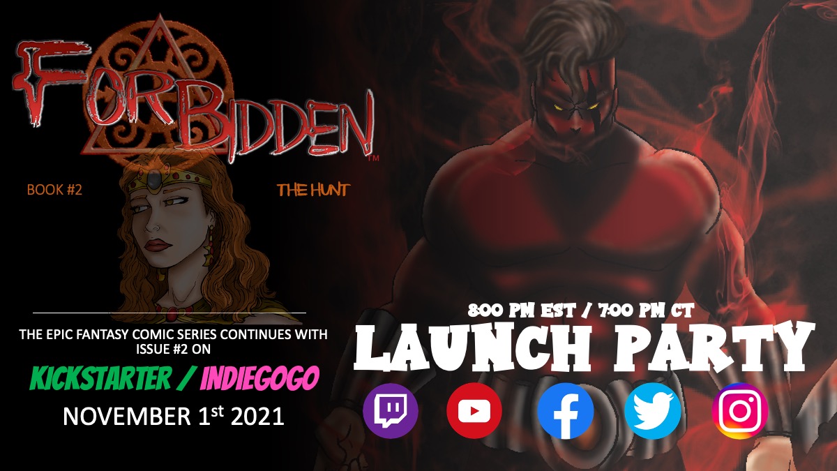 CatchDaCraze's tweet photo. LISTEN ON #PODBEAN - LIVE EVENT Forbidden 2 Launch Party EP 336 https://t.co/yOWOSZ3jej #launchparty #radio #kickstarter #forbiddencomic #series #talk #comics #fantasy #scifi #epic #indiegogo #crowdfunding #art #artist #ComicArt #comicartist #writer #indiecomics #graphicnovel https://t.co/PpQQIvNRiM