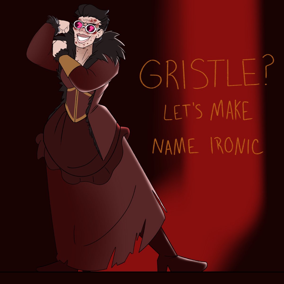 snaser14's tweet photo. The Final Pam, Who Death Forgot  #MonsterFactory #FinalPam #fanart #GriffinMcelroy #Mcelroys #digitalart #Fallout4 https://t.co/W3N5tiDNBy