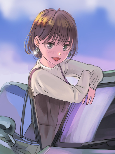 「愛車擬人化イラストのご依頼ありがとうございました✨ 」|momoのイラスト