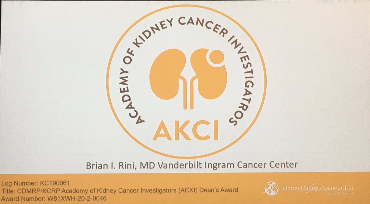 We are part of this outstanding Academy of Kidney Cancer Investigators <a href="/BraunMDPhD/">David Braun</a> <a href="/AChakrabortyPhD/">Abhishek Chakraborty</a> <a href="/KotechaMD/">Ritesh Kotecha</a> Amrita Mangalvedhekar and Krishnendu Pal. Thank you for your leadership and guidance <a href="/brian_rini/">Brian Rini, MD</a>