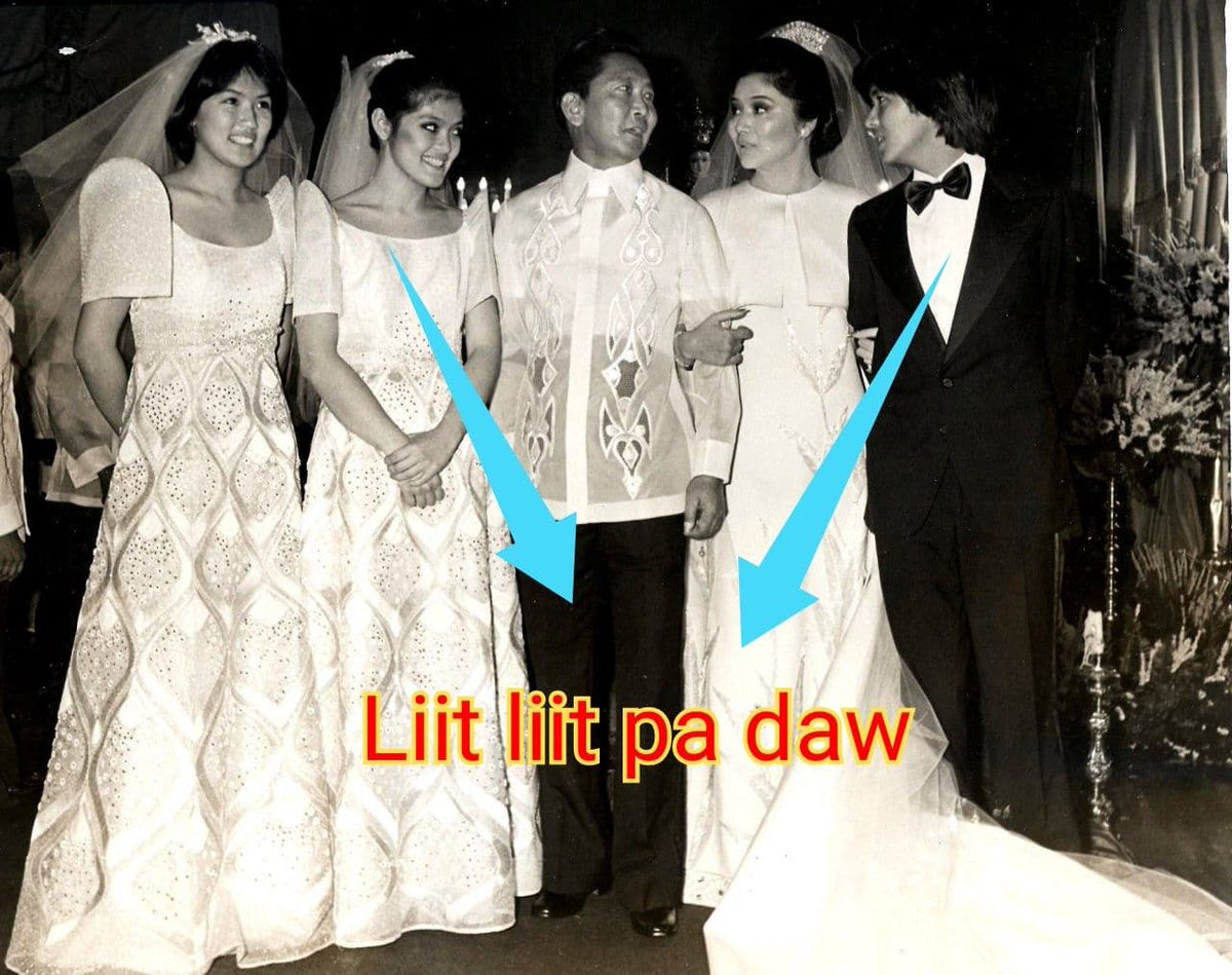 SaltAndReality's tweet photo. In May 1979 royalty wannabes Ferdinand &amp; Imelda Marcos celebrated their 25th Silver Anniversary. They spent $5 million buying new porcelain, glassware, chandeliers &amp; silverware. They bought an Austrian silver carriage with 8 horses &amp; have trumpeters to announce arrival of guests. https://t.co/Tw6ci1OvKV