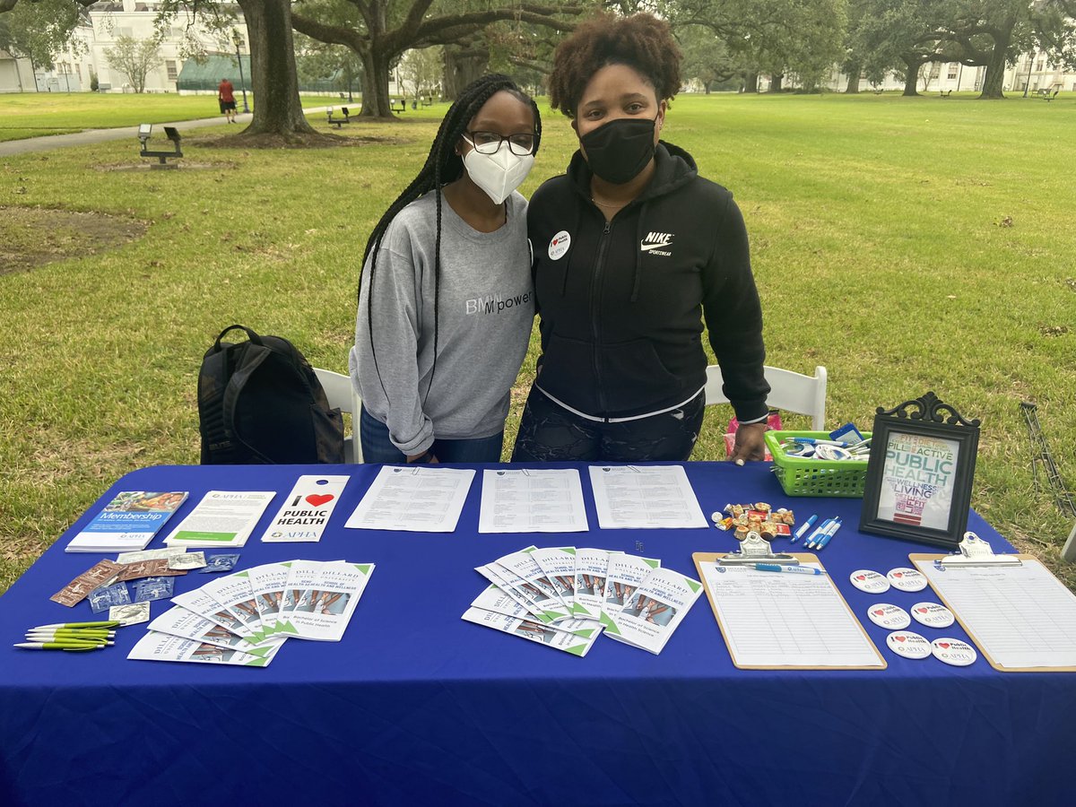 Had a great time at the Majors Fair today sponsored by @Dillard_UC! Working hard to inspire the next generation of #PublicHealth professionals! Special thanks to our AMAZING interns! #thisispublichealth #publichealtheducation