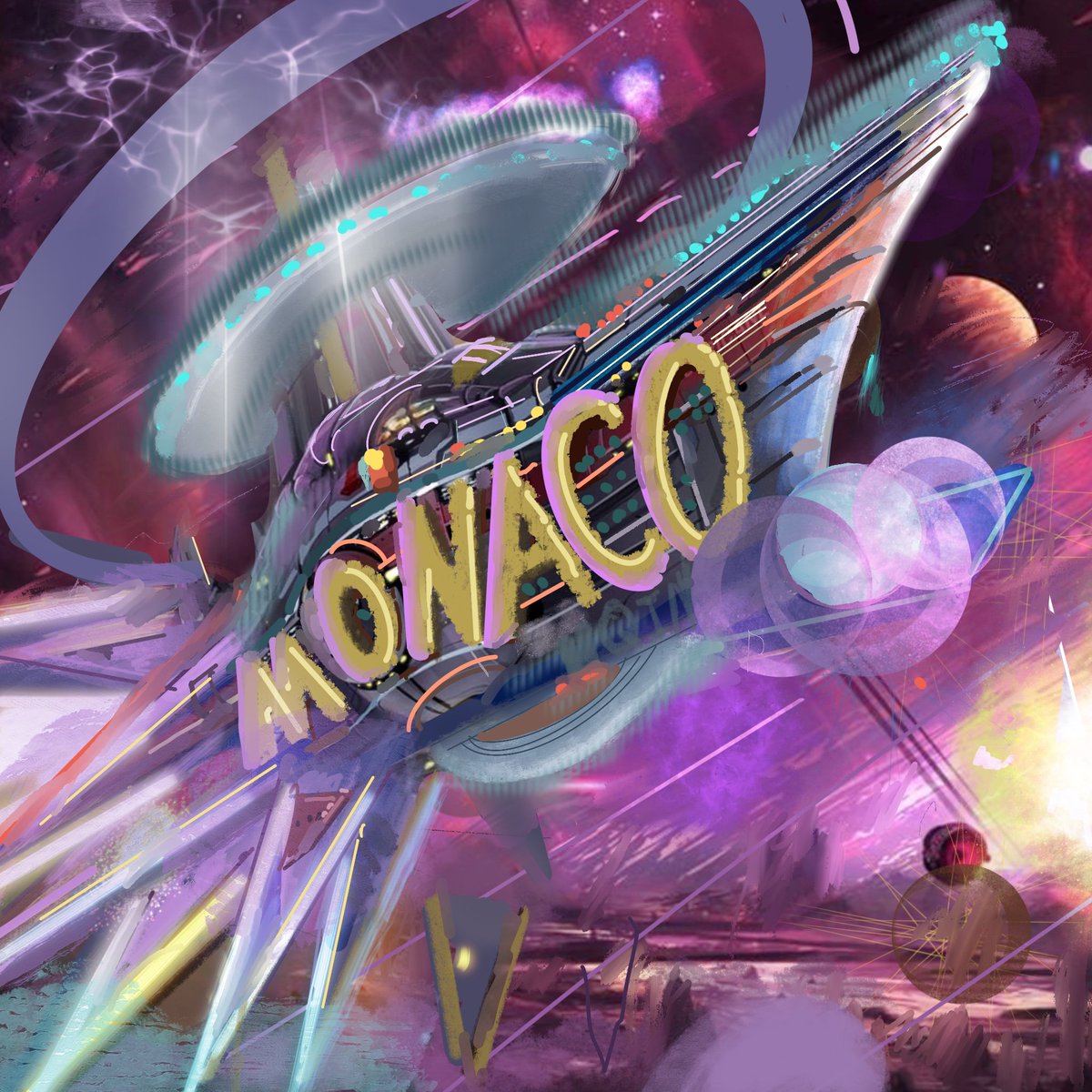 Hammergo4's tweet photo. My artwork for my most bullish project @MonacoPlanet
This work is my full love,I hope you will love it!🤓 
LFG!!!🚀🚀
Discord handle: Godzilla#8337
#Monacoplanet #SocialFi 
#NFT #Crypto https://t.co/VABxDTVosg
