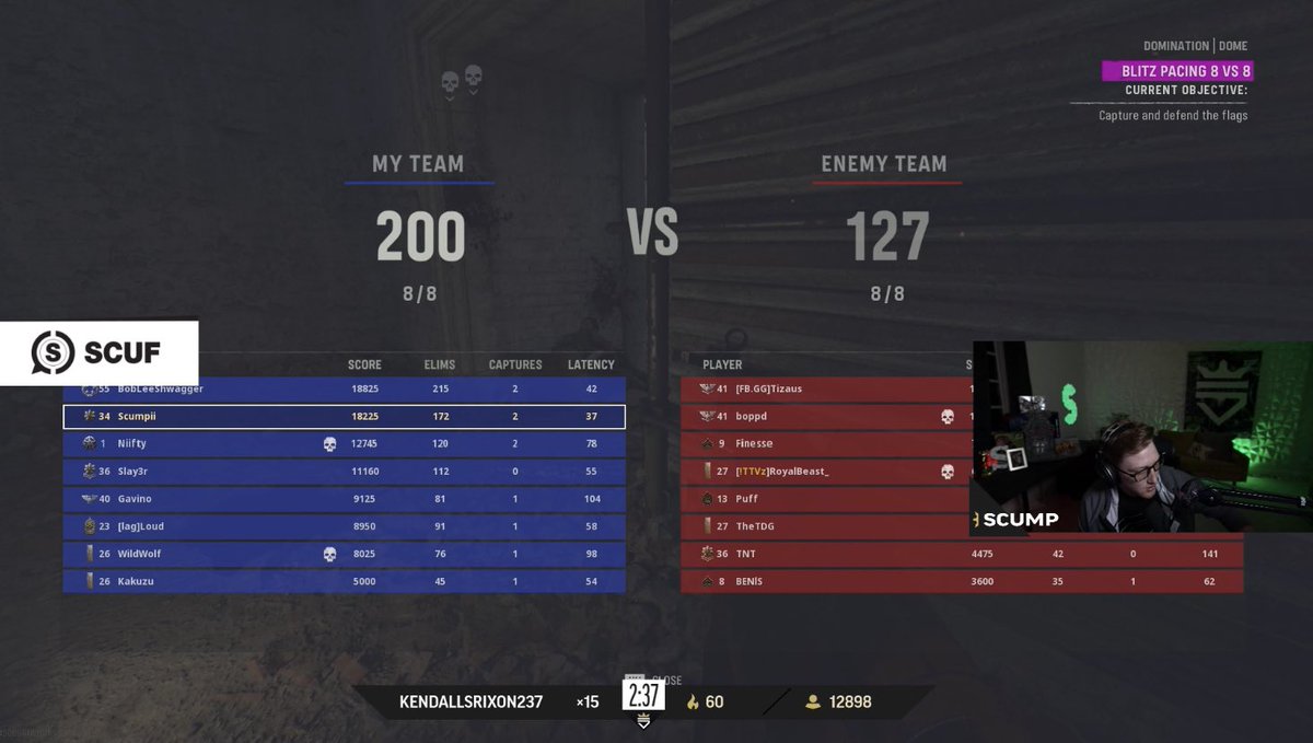 intelCDL's tweet photo. Karma and Scump just dropped 387 kills between the two 😳

Karma: 215
Scump: 172 https://t.co/LQcHem6Up4