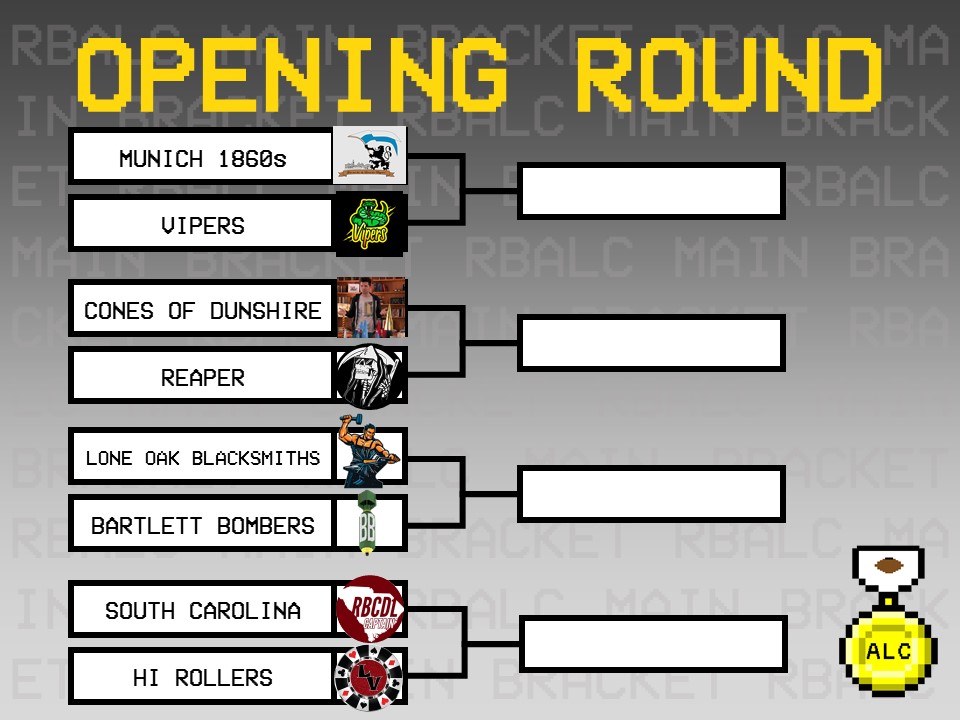 ZippyZoopers's tweet photo. It's time to reveal the #RBALC bracket! Who will reign supreme? https://t.co/4urPualhtM
