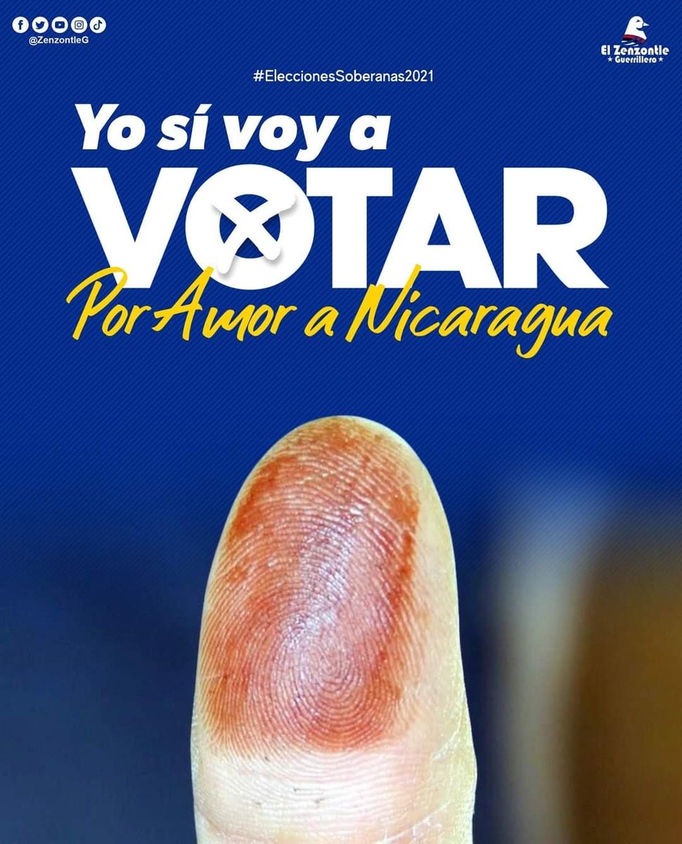 Estrelladepaz07's tweet photo. @HeraclesNic
@vivas_cinthya
@borge_u
¿Estamos listos para votar este 7 de Noviembre? 👍
#Nicaragua
#EleccionesSoberanas2021 https://t.co/vGpkcniWSK