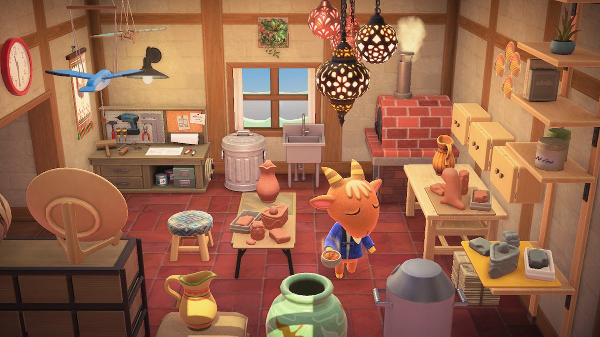 secret goat pottery studio #ACNH