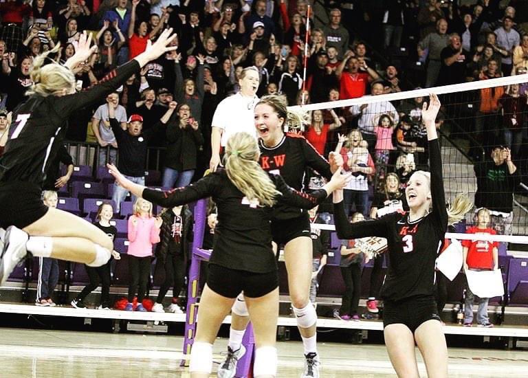 K-W Knights Five Years Ago! Take a look in the audience and you will see who was taking notes. # K-W Knights 2021 ❤️🏐🖤