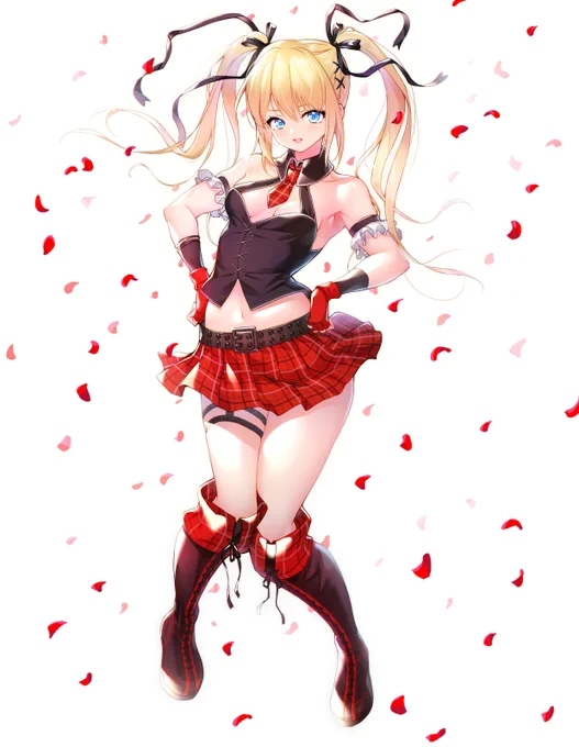 マリー・ローズ デラックスコスチューム
マリーの衣装全部かわいい

#DOA6 #格ゲーキャラ描こうぜ 