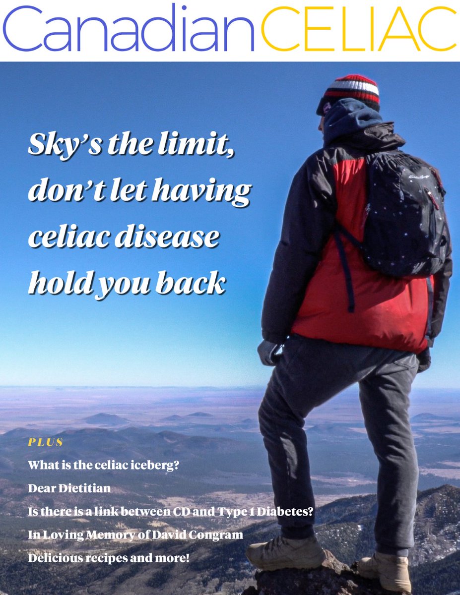 CCAceliac's tweet photo. Sign up to receive the NEW Canadian Celiac Magazine coming out November 7. Filled with recipes, nutritional information, coping techniques and more - this is one you don't want to miss!
https://t.co/C7tDO7wgP0
#celiacdisease #glutenfree #itsnotpretend https://t.co/elGH8FkfDN