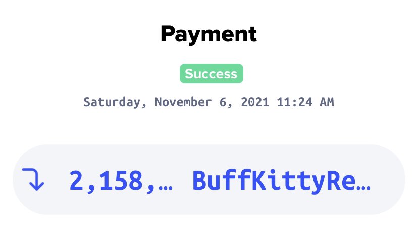 Langerhanseth's tweet photo. #BuffKittyRewards が届いてた。 $XKITTY 関連かな。猫は全然チェックしてないな😅 https://t.co/eEmtdAKjU1