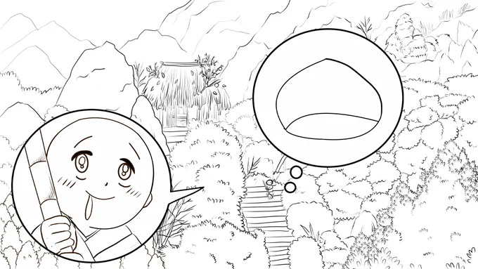 昔話三枚のお札ペン入れ 