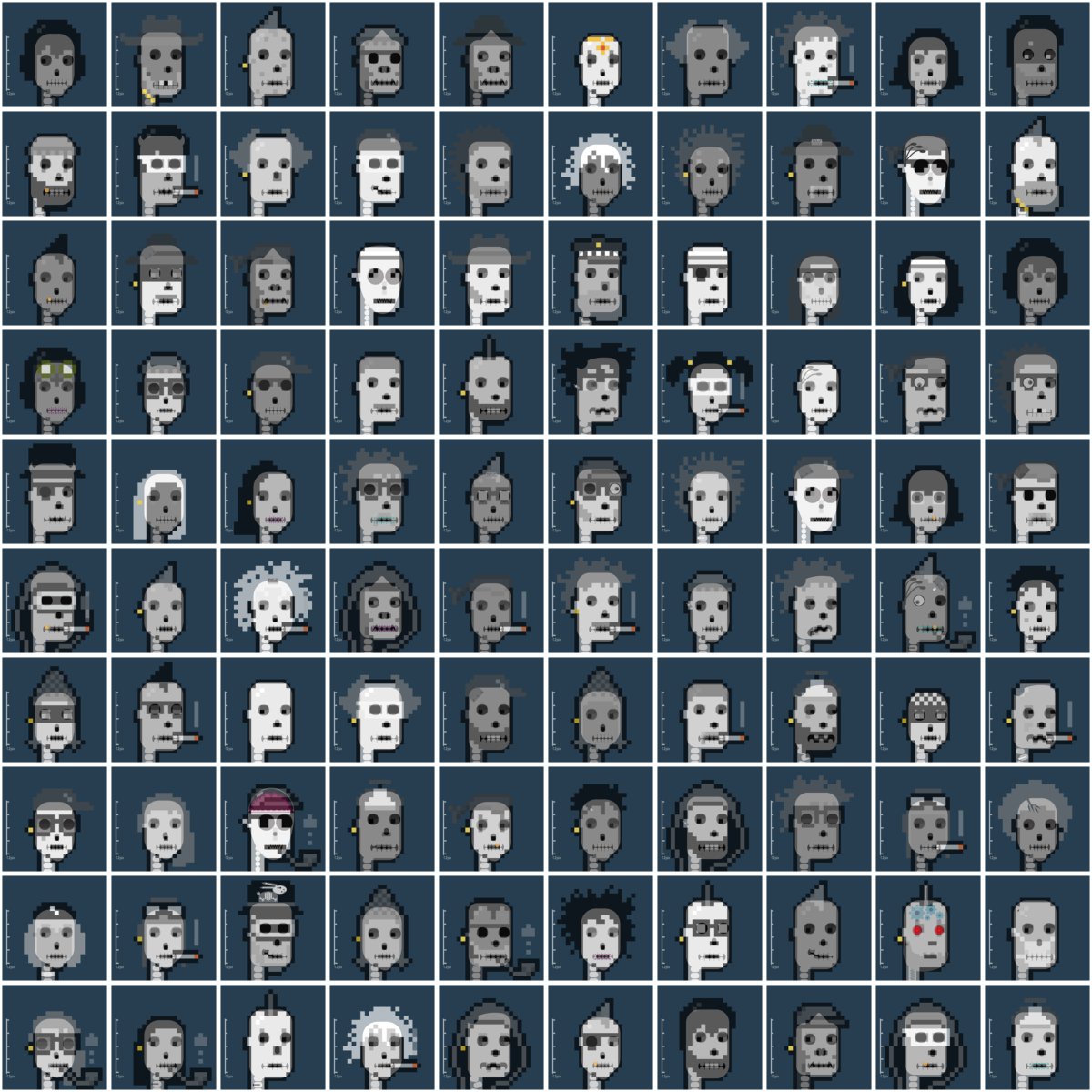 Xray Punks 💀 SOLD OUT tweet media