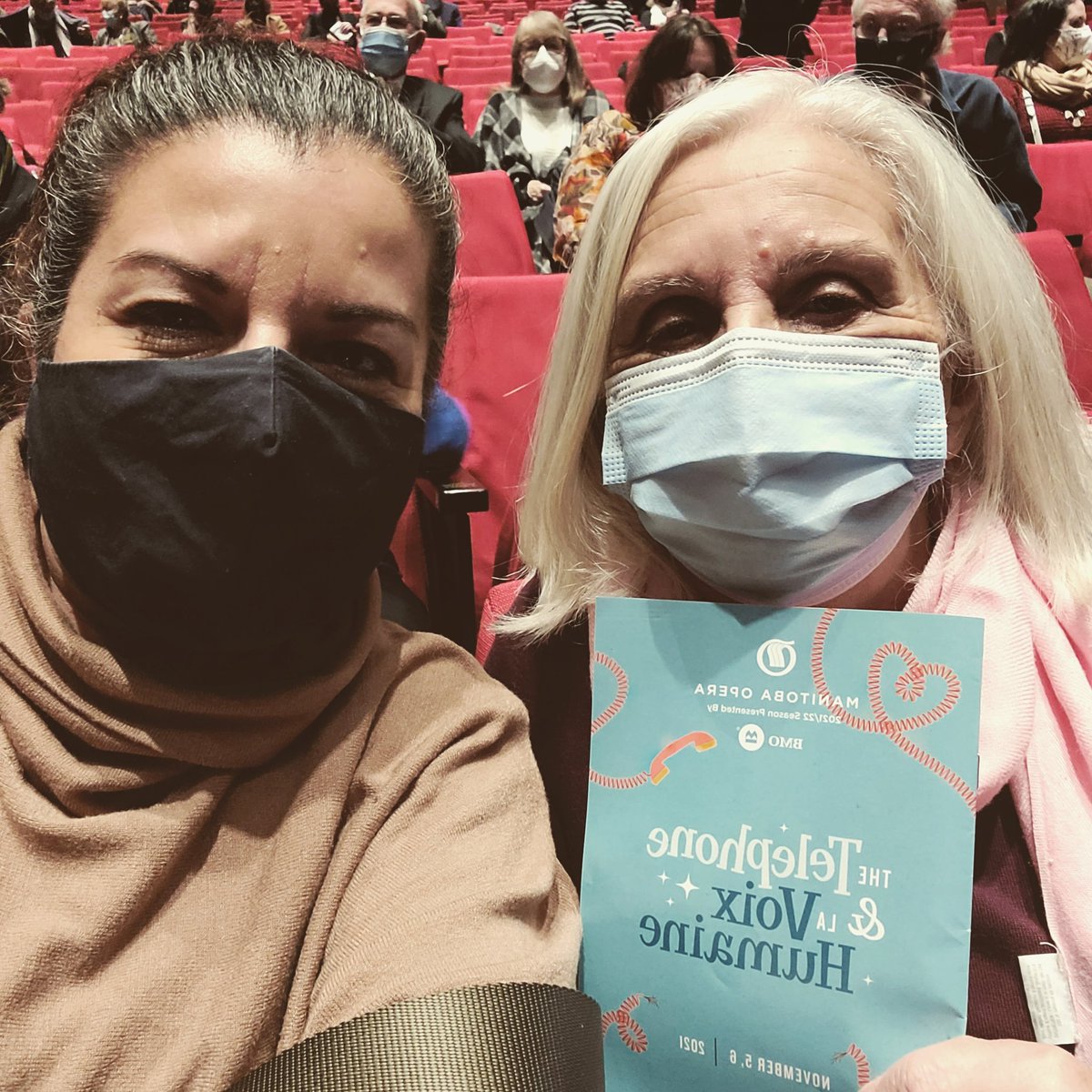 MarcelaPopowich's tweet image. Today the #manitobaopera started. Today was my mami's bday. A gift to her from happenstance. Both opera's immensely enjoyable. My mami's eyes full of joy. A great way to end this work week.