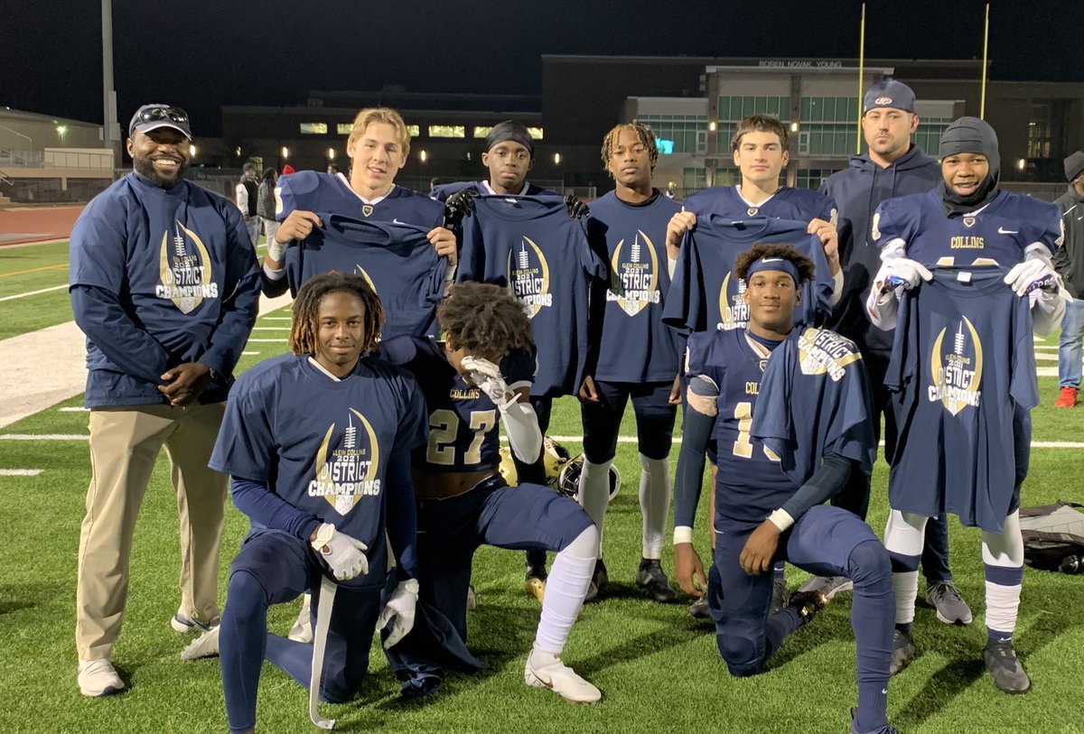 Klein Collins HS 2021 district 15-6A undefeated district champs.