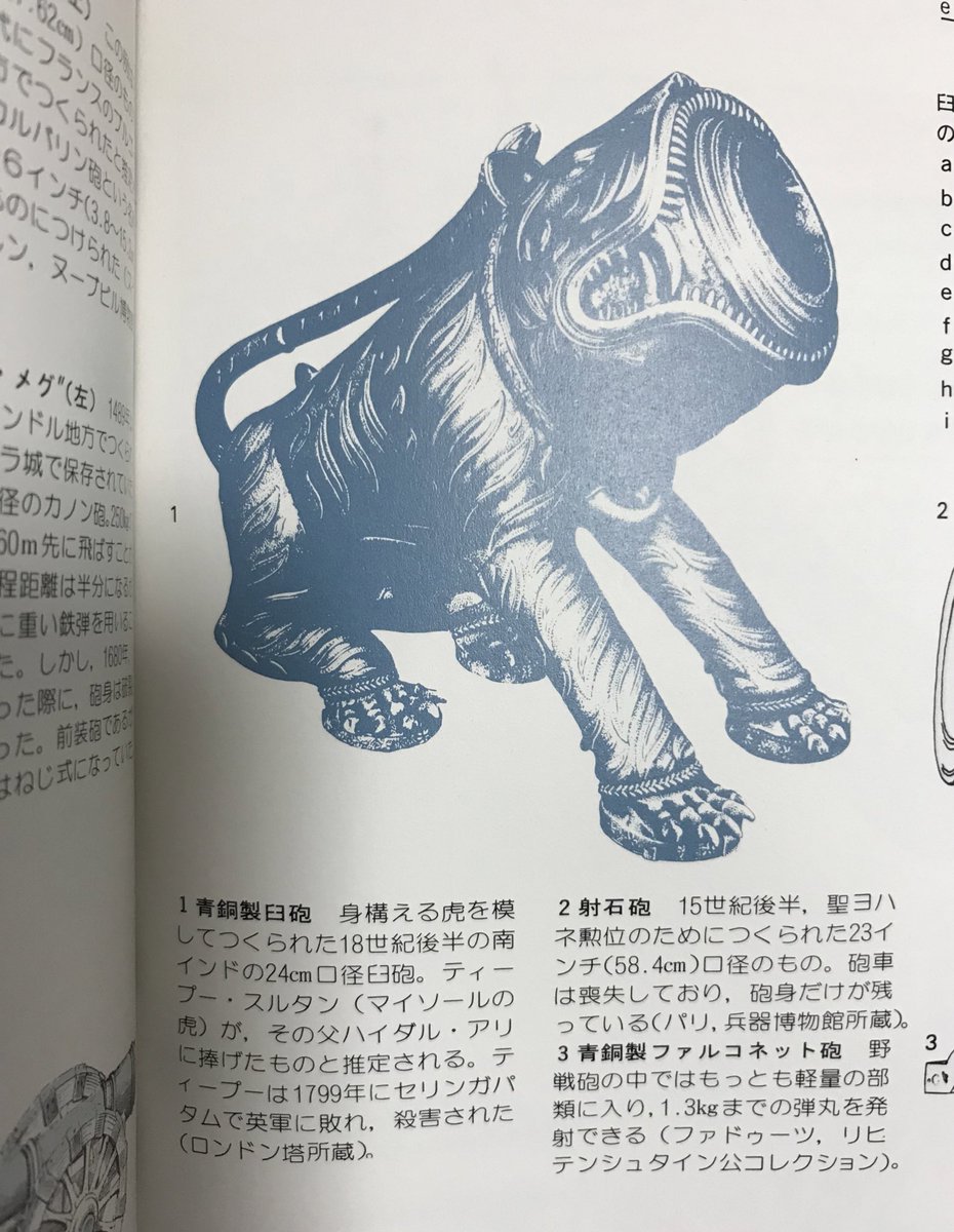 西荻・盛林堂書房で100円だった武器の本。ずっと見ていられる。 