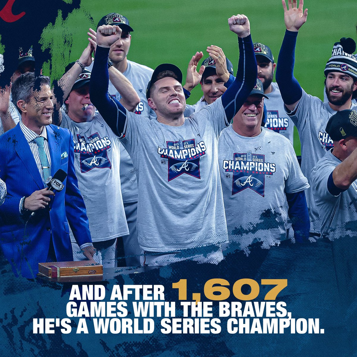 MLB's tweet photo. It's been a long time coming for @FreddieFreeman5 🏆 https://t.co/0OhSOoaQzg