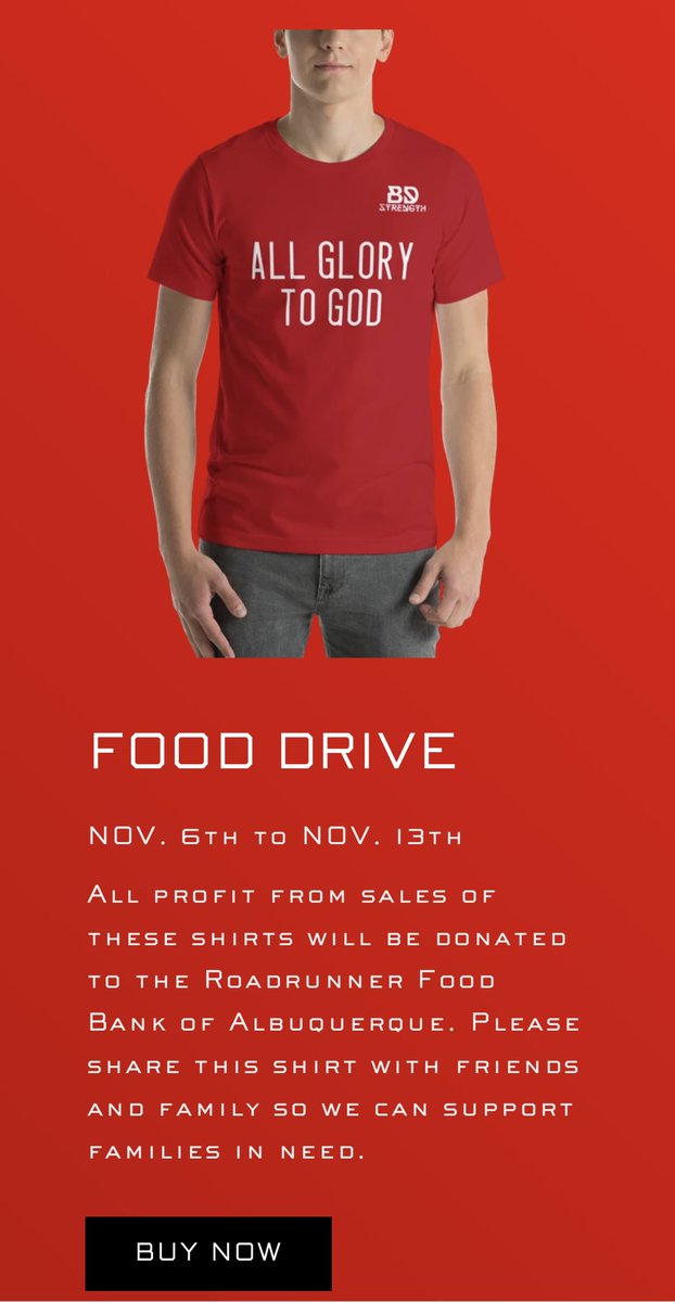 brycesantana46's tweet photo. 🚨Out now🚨  To celebrate my birthday on November 6th I wanted to give back to the community by donating all profits from the sales of these shirts to Road Runner Food bank on my website https://t.co/bVcxa7hTZB! Please retweet to get the word out! @BD_Srength 🥳🥳🥳 https://t.co/rFIs6SWtX2