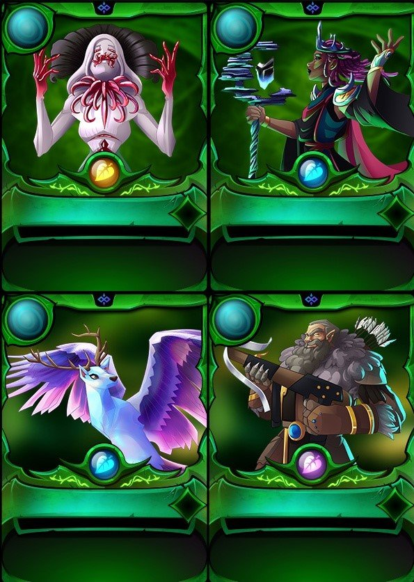 splinterlands's tweet photo. A little sneak peak never hurt anyone did it? How about a glimpse at some of the new Earth Splinter cards from the Chaos Legion expansion! Which one are you most excited for? What do you think their names will be?
#splinterlands #sps #spt #hive #PlayToEarn #GameFi https://t.co/6ahKujZa7T