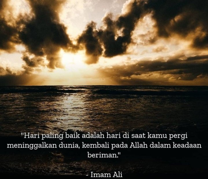_Zeynab1n's tweet image. "Hari paling baik adalah hari disaat kmu pergi meninggalkan dunia, kembali pda Allah dalam keadan beriman"
- Ali bin Abi Thalib

_____
2021 MAMA | Xavi | Mata Najwa | #DitaDiNetTV | Kacang | #LuhutPenghisapDarahRakyat