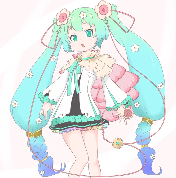 あれ……そう思うともう花のおはじきにしか見えなくなってきた…………今度からマジカルミライ2021ちゃんの事 花のおはじきちゃんって呼びます… 