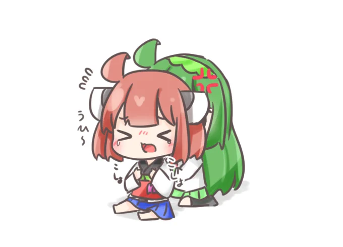 (お題箱)イタズラがばれて姉にくすぐり転がされてるたん 