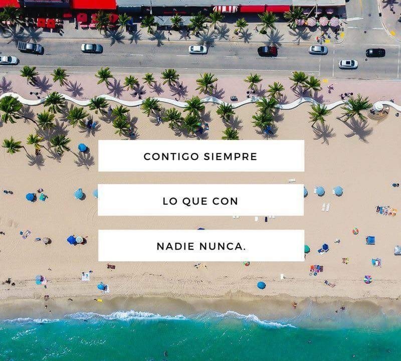 En un mundo donde no hay prisa, dónde todos estamos bien, dónde tú no sufres. 💘