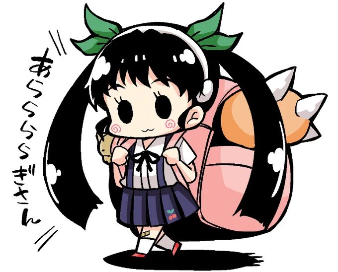 作業中にらくがきの森に迷いこんでしまったよ八九寺 