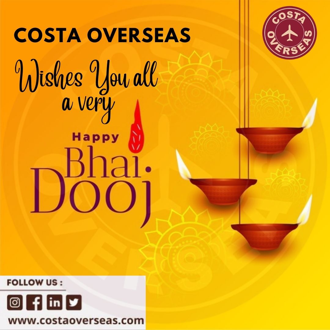 CostaOverseas's tweet photo. COSTA OVERSEAS WISHES YOU ALL
A HAPPY BHAI DOOJ
Reach out us :+91 6281251125 , +91 7989259377
#bhaidooj #festive #season #fastival #festiv #season #fastival https://t.co/Sovqb2P9Sq