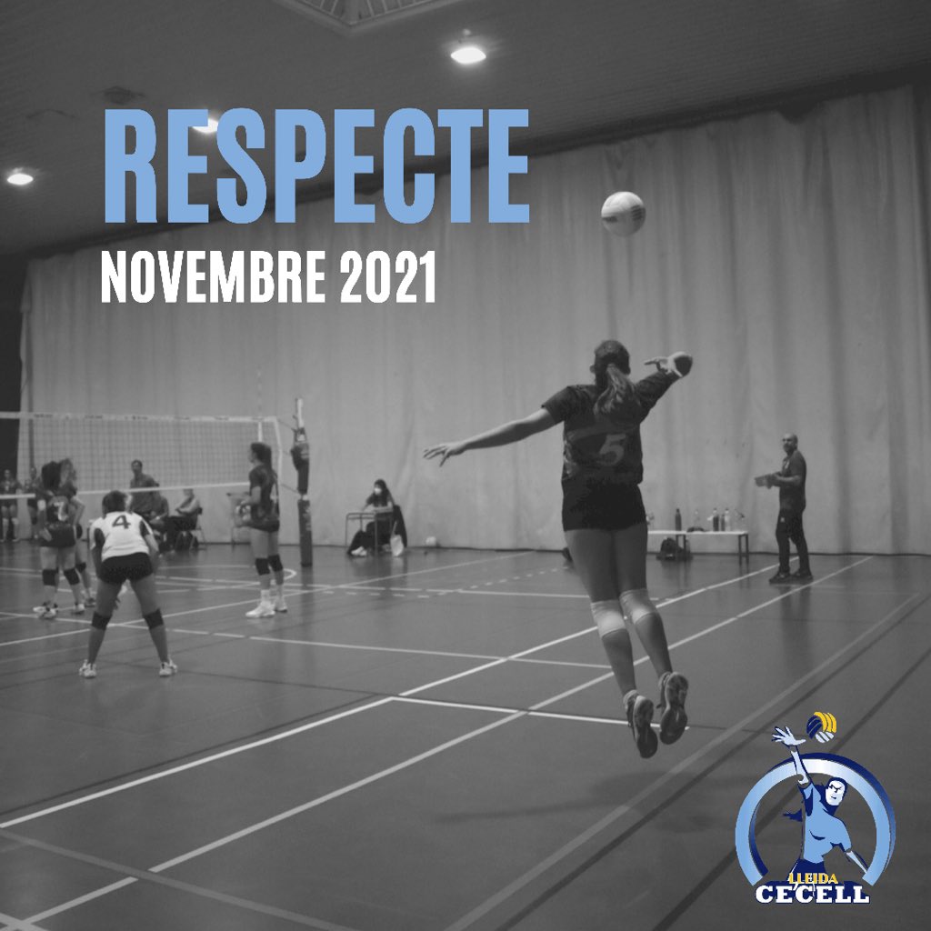 cecell_lleida's tweet photo. 🤝RESPECTE, el valor del mes de novembre
🏐Us heu plantejat com podem treballar aquest valor com a jugadores, familiars i públic del nostre club? Us donem algunes idees per treballar-lo!
#cecell #respecte #respect #amuntcecellamunt #valors #novembre https://t.co/UUqz1UUXn6