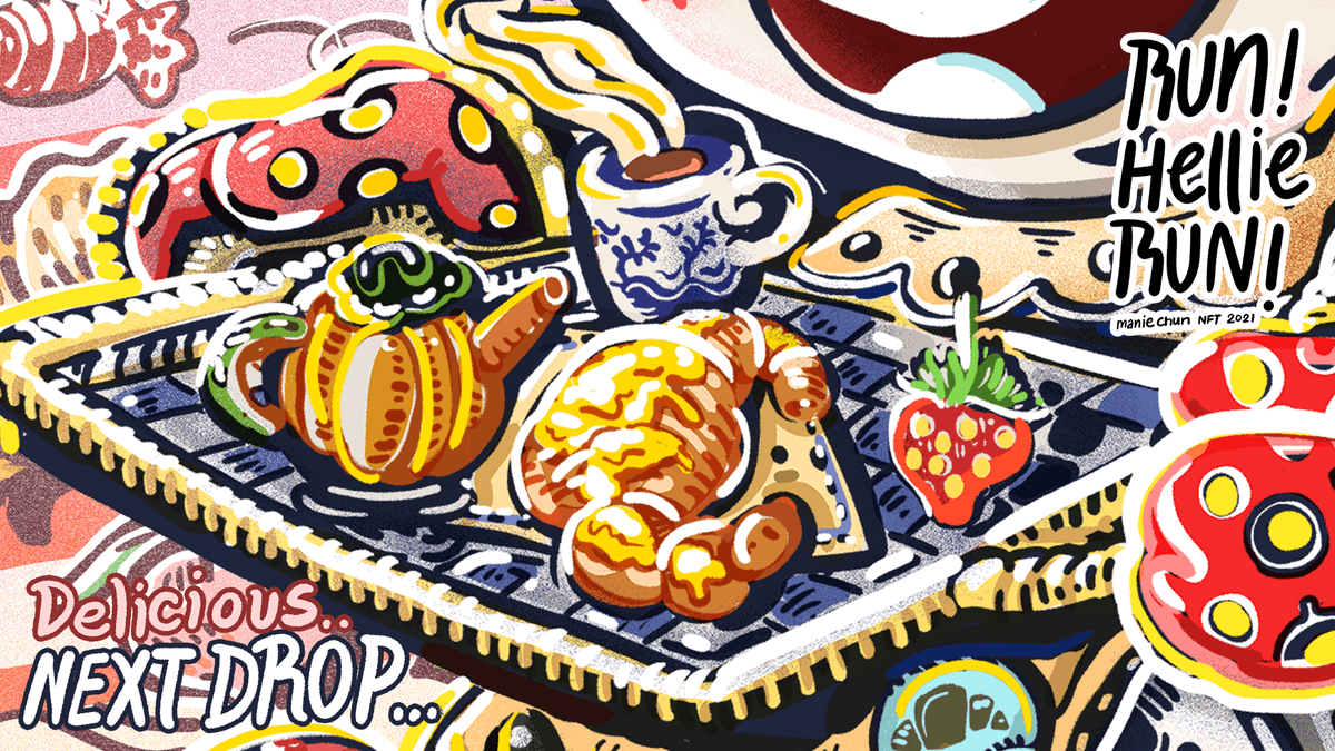 ChunManie's tweet photo. Run! Hellie Run! x ???
Delicious
Next drop...
Drop Address :
https://t.co/y4EhmTSG2Z
Please stay tuned
#NFTCommunity #NFTs #NFTdrop #RHR #Hellie #Croissant #nftart #nftcollectors https://t.co/yNjf5aSxvV