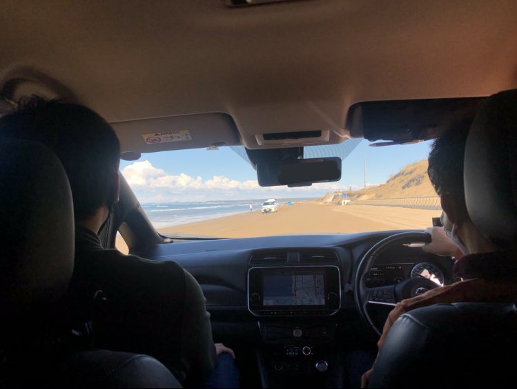 海走ってきました