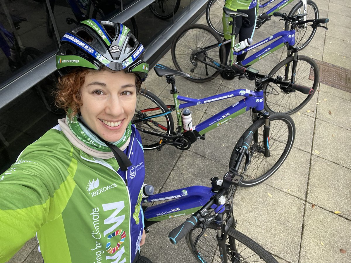 RFordUK's tweet photo. And we’re off #movingforclimatenow @SPRenewables @LocalZeropod #COP26 https://t.co/zRkou5ULU6