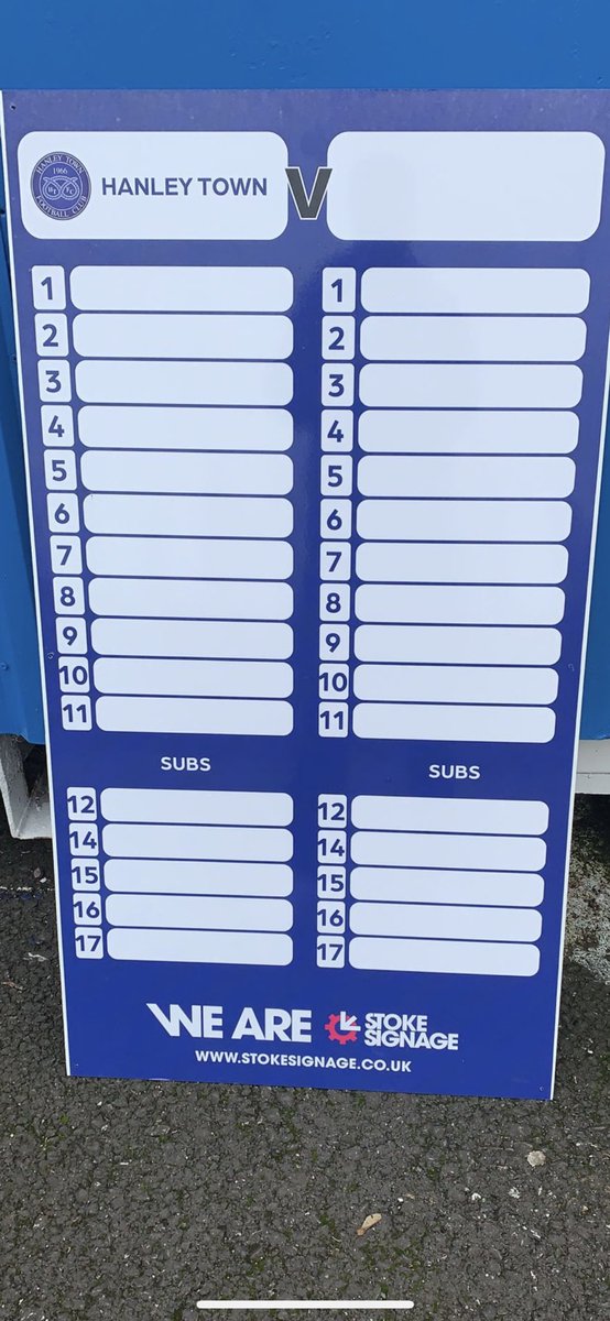 HanleyTown66's tweet image. Little addition to help all the fans and groundhoppers on match days 💙