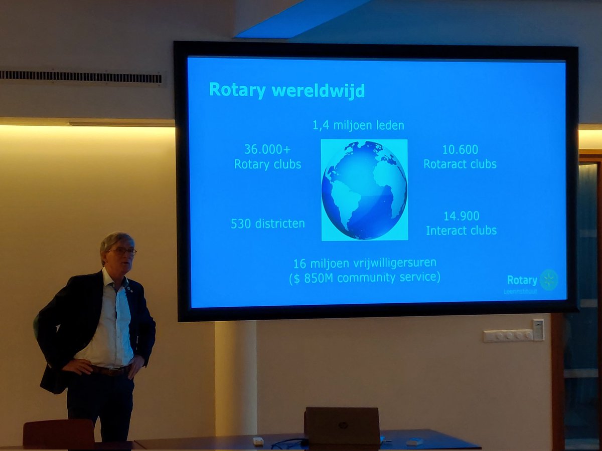 Na lange (corona)tijd weer een training van #RotaryLeerInstituut in district Midden Nederland. Deelnemers met een half tot 25 jaar ervaring. Als eerste Pieter Schut over de basis van #Rotary.