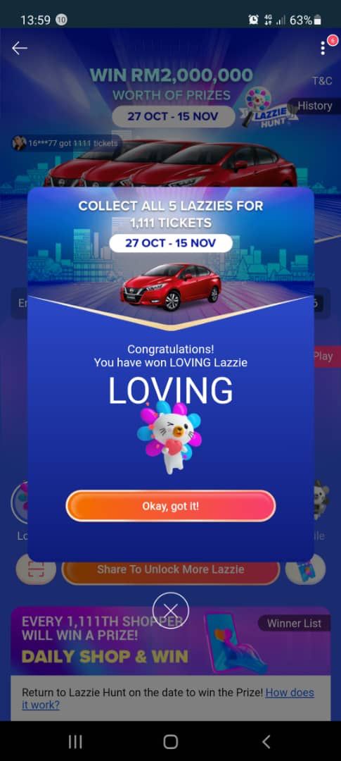 alvinkok_2's tweet photo. @bellakhann Pheww got this Loving Lazzie. But I still need the other 4. Whoever got the other 
Lazzie pls ah share your link. This is my link https://t.co/DkDfxExV3W https://t.co/xHvFNj9SHB https://t.co/o3TS9riIrc