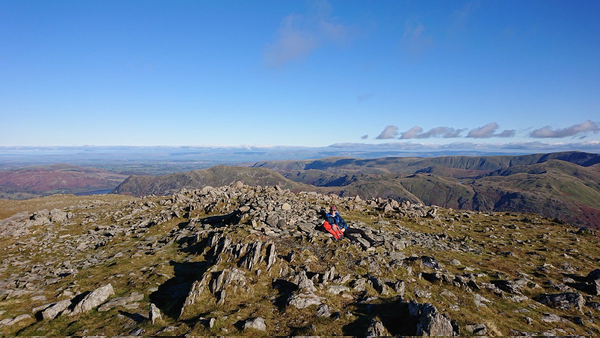 A brilliant day out on Pinnacle Ridge this week with t'other half. The views from St Sunday Crag were amazing! 😍 #scrambling #lakedistrict