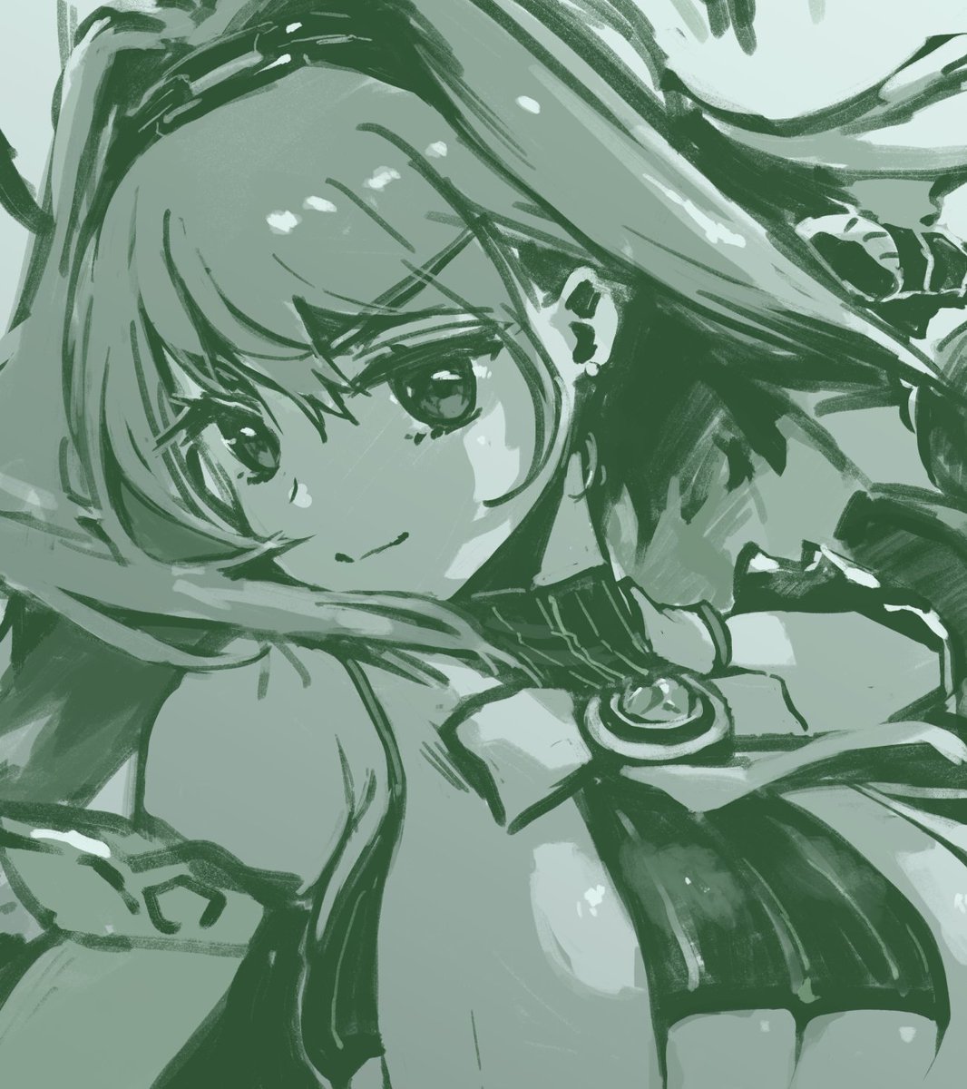 itako_s's tweet photo. いつかちゃんと仕上げたいクロニーちゃんらくがき！
絵の貼り方で試そうと思ってた事すっかり忘れてたので再UPです…

#kronillust #クロニーラ
#HololiveEN #holoCouncil https://t.co/1XQgnT3ILl