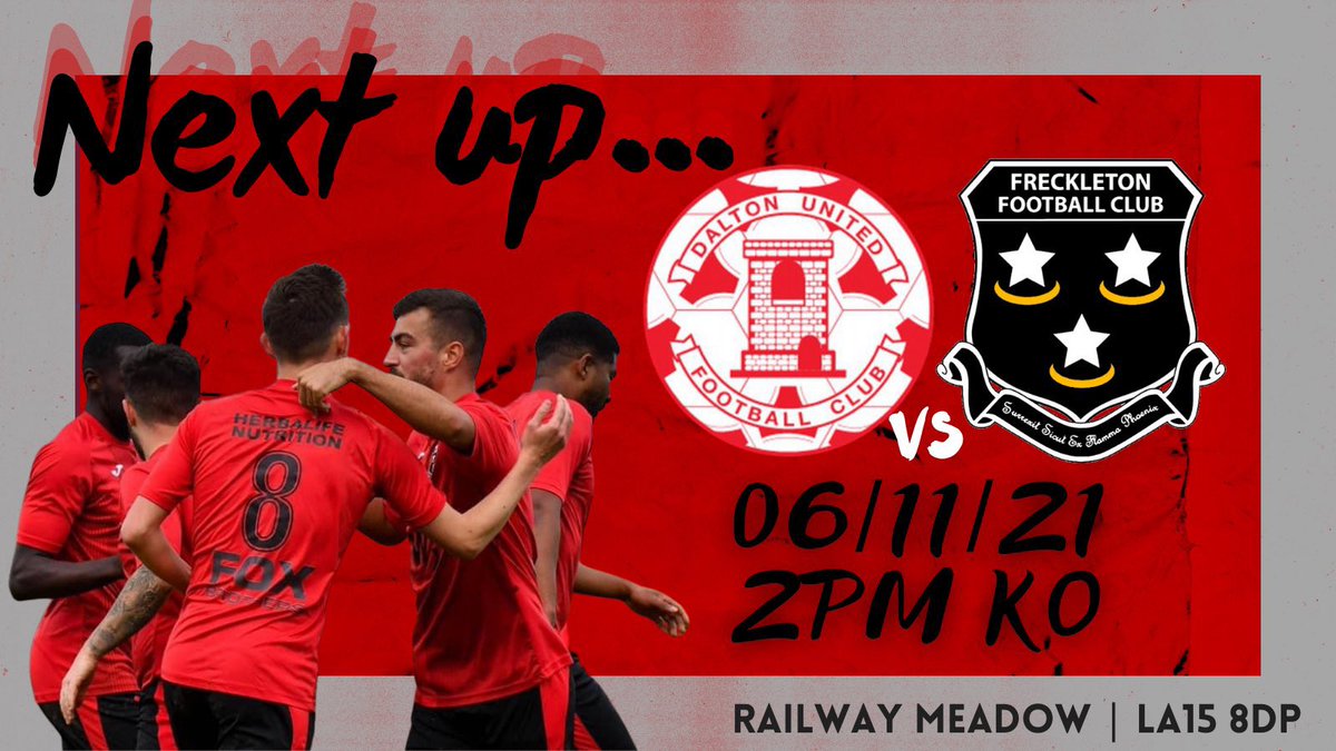 ⚽️MATCHDAY⚽️

🏆West Lancs Div 2
🆚<a href="/daltonunitedfc/">Dalton United FC</a>(A)
🏟Railway Meadow
🕑2pm Kick-Off
📍LA15 8DP

All aboard the battle bus 🚌 

#UpTheFreaks #AwayDays
