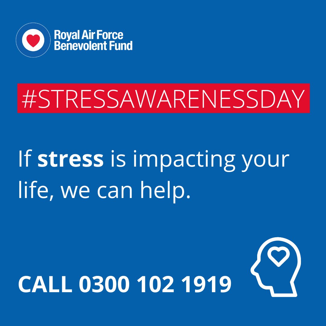 Today is #NationalStressAwarenessDay. 

If stress is affecting your life and you are struggling to cope, the RAF Benevolent Fund can help. Our listening and counselling service is available to all RAF personnel and their family members ➡️ fal.cn/3jCrs
