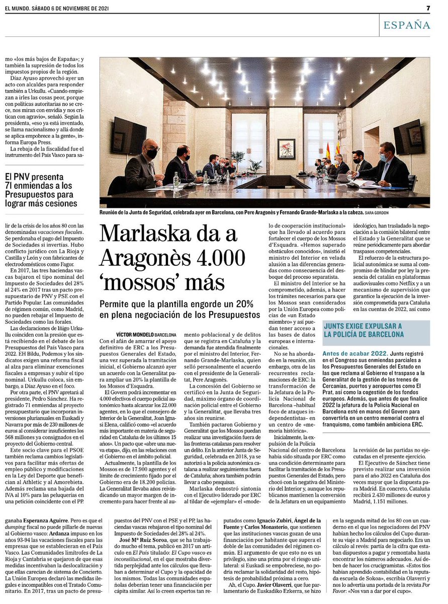 IdiazAyuso's tweet photo. Más autonomía y privilegios para Cataluña y País Vasco. 

Menos autonomía fiscal y recursos para Madrid, la región que más aporta al conjunto de España.

El PSOE entregado a los nacionalismos. https://t.co/xDKJG5nFZ5