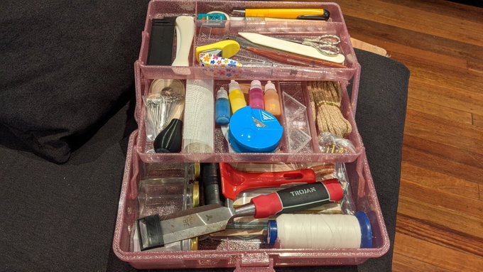 #ADHD #maker tidiness tip: make things easy to pull out and easy to put away.   To this end I got a glitter<a href="/tag/adhd"class="tags">#ADHD</a><a href="/tag/maker"class="tags">#maker</a>